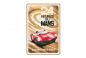 Preview: Blechschild "24h von Le Mans - Roter Wagen" - 30 x 20cm